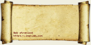 Isak Stajkić vizit kartica